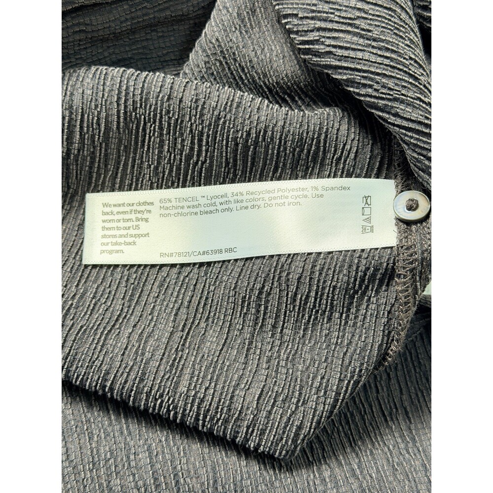 Eileen Fisher System XL Capsule Piece Charcoal Tencel dress - Picture 6 of 6